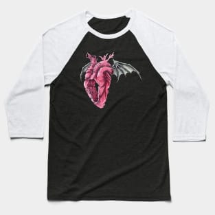 Empty Bat Heart Baseball T-Shirt